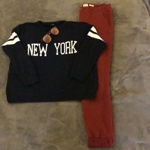 Brandy Melville “New York” sweater